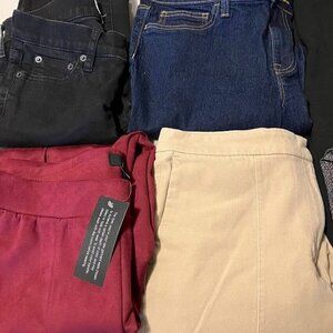 5 lb Reseller Mixed Lot Pants and Jeans Assorted Sizes Styles And Brands